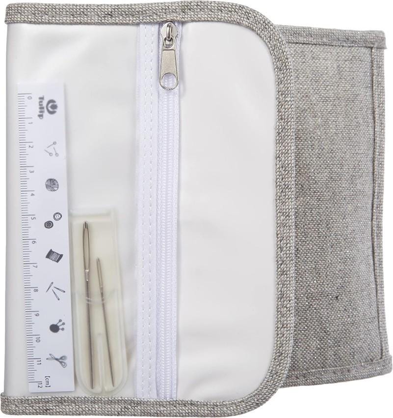 Tulip Etimo Classic Royal Black Crochet Hook Set with storage case - Golden Scissors