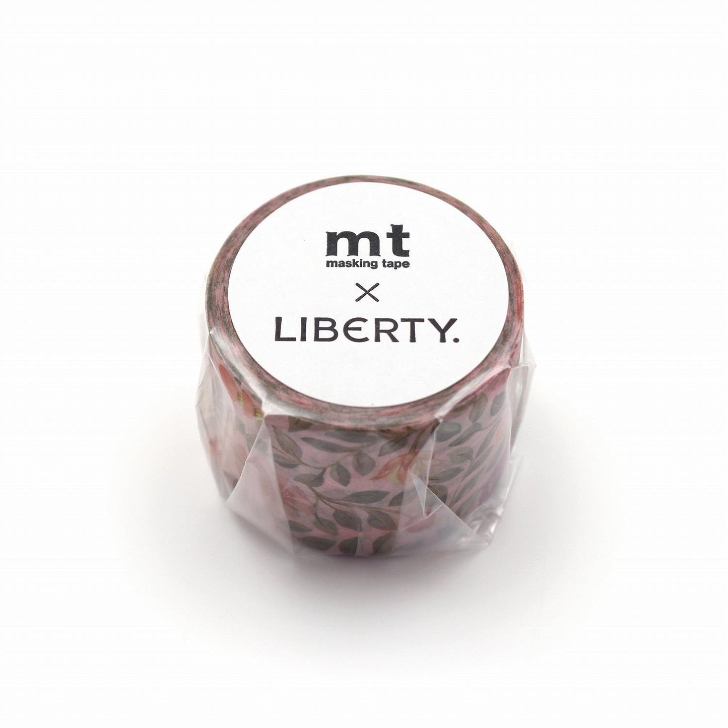 A cylindrical container with a label that reads "mt masking tape x LIBERTY."