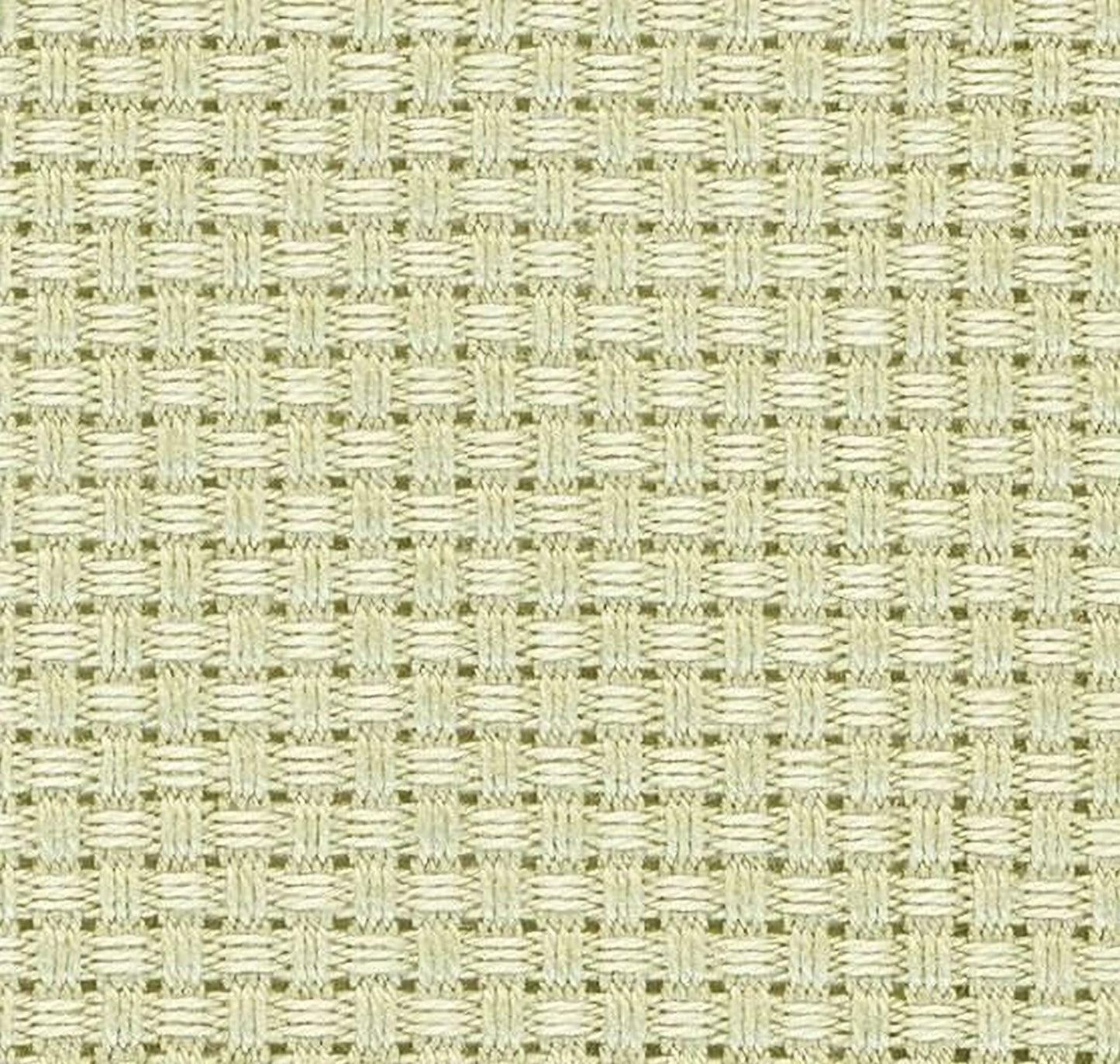 a close-up view of a woven fabric with a repeating pattern of small squares or rectangles, creating a textured and visually interesting surface.