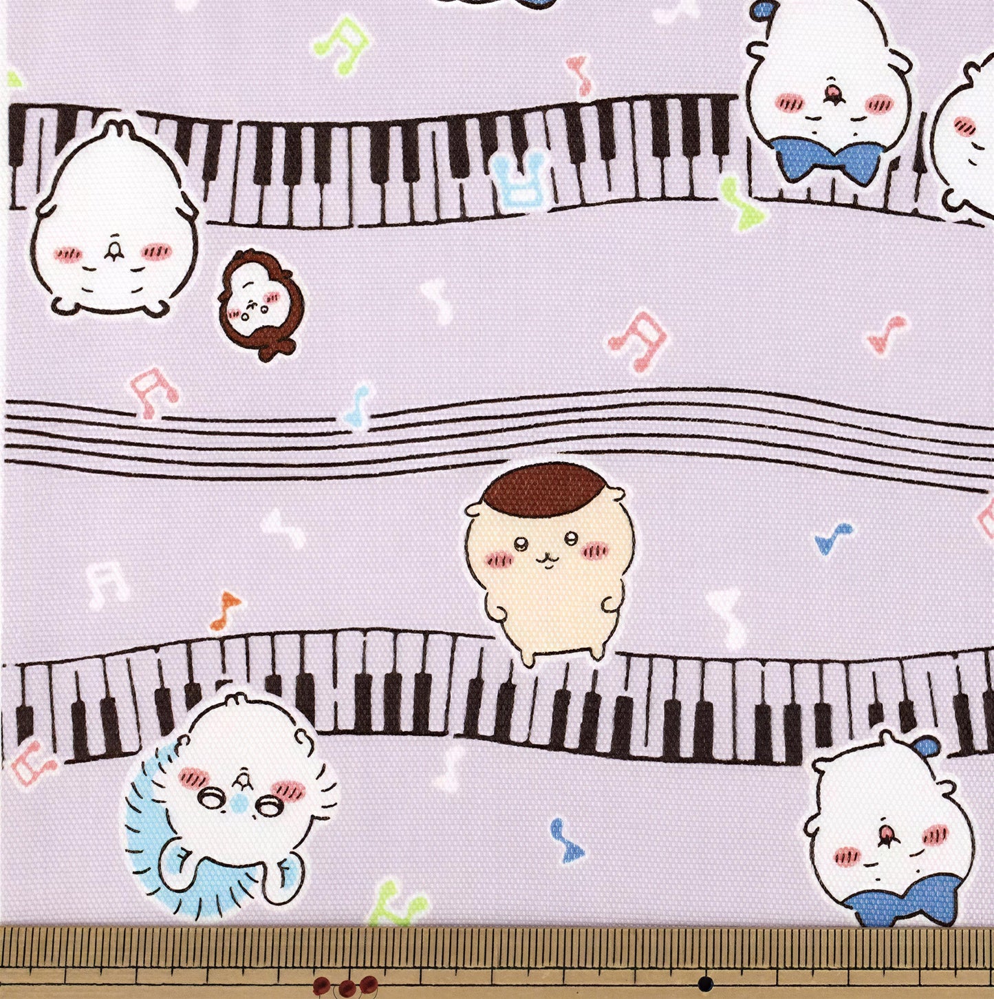 a playful and whimsical scene with a variety of cartoon-style animals and musical instruments.