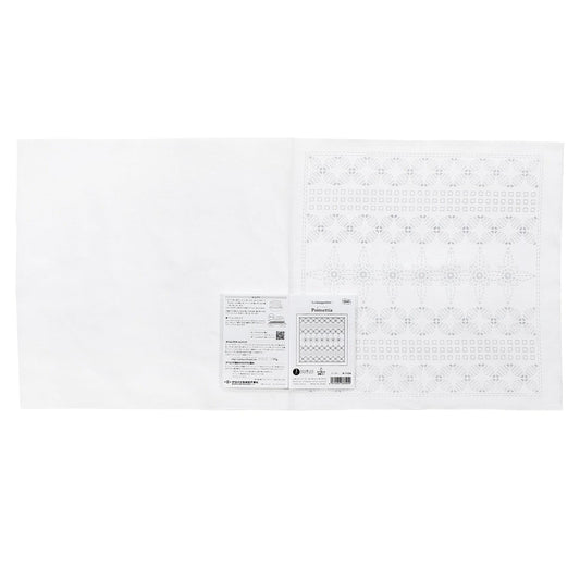 The image is a plain white sheet of paper with a printed pattern on it.