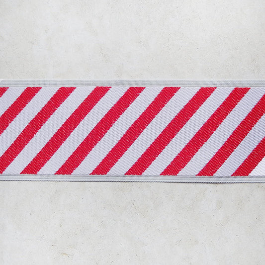 Tatami-Beri Ribbon, Japanese Jacquard | Stiff Trim | Bag Making, Bookbinding, Red