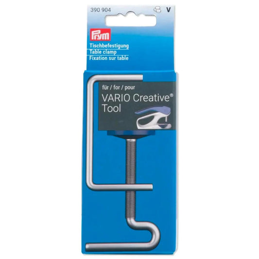 a blue package with a hook on it