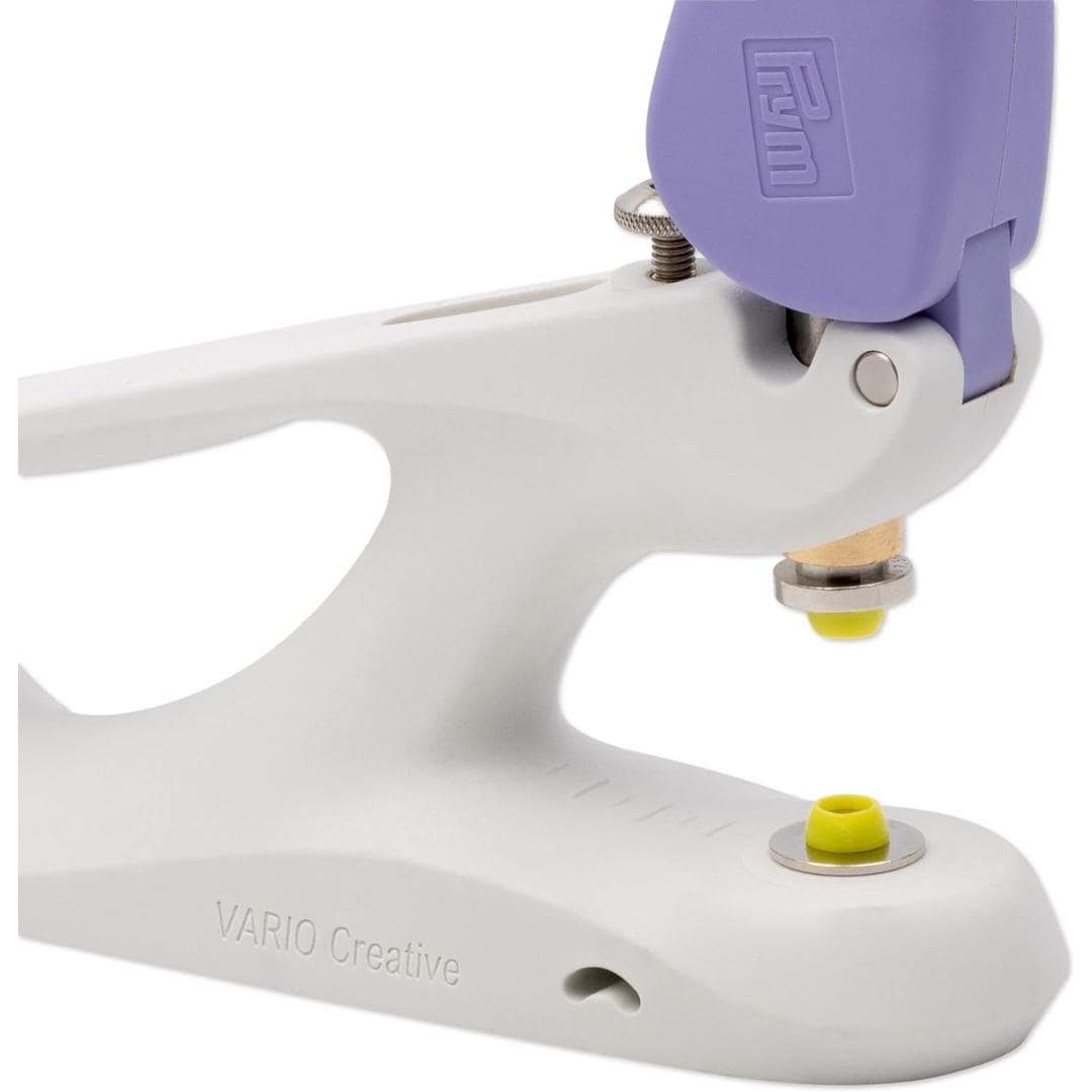 a close up of a white and purple object