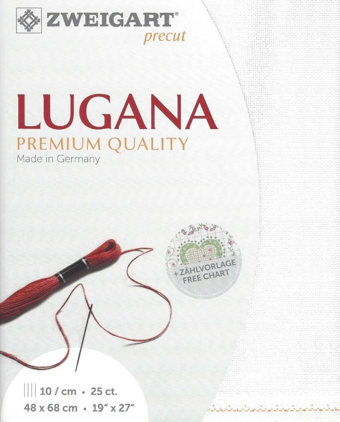 PRECUT Zweigart Lugana 25 Count evenweave Embroidery Cross-stitch Fabric 3835