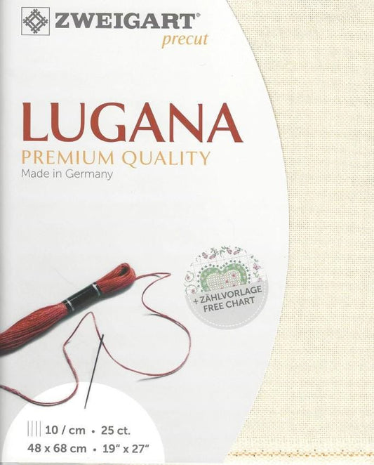 PRECUT Zweigart Lugana 25 Count evenweave Embroidery Cross-stitch Fabric 3835
