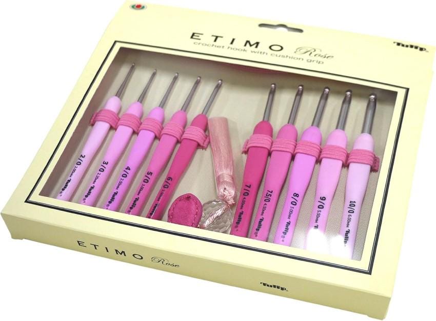 Tulip Etimo Rose Crochet Hook Set with storage case