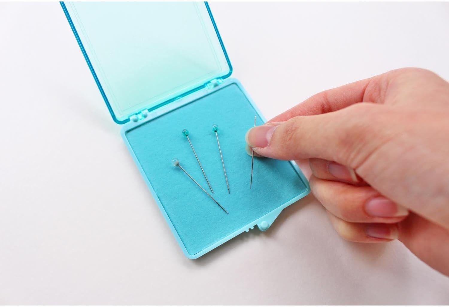 KAWAGUCHI Needle Case – 70th Anniversary Limited Edition – Pink or Blue – Magnetic Pin Holder