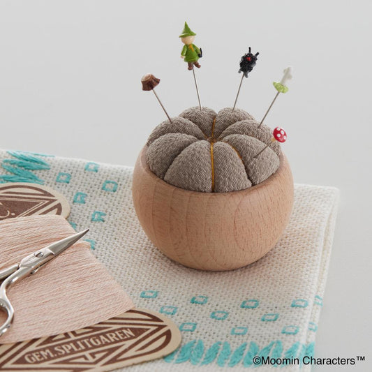 Moomin Miniature Pins & Pincushion Set – Handmade Japanese Sewing Gift