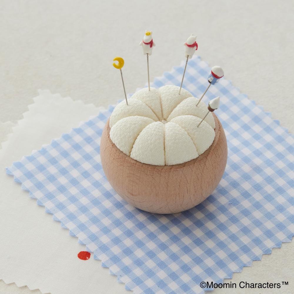 Moomin First Winter Pincushion & Pins Set – Handmade Japanese Sewing Gift