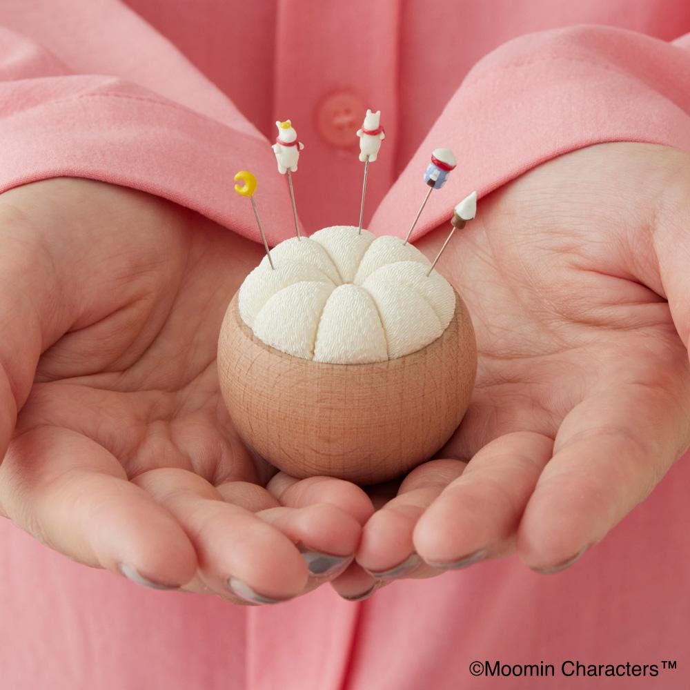 Moomin First Winter Pincushion & Pins Set – Handmade Japanese Sewing Gift