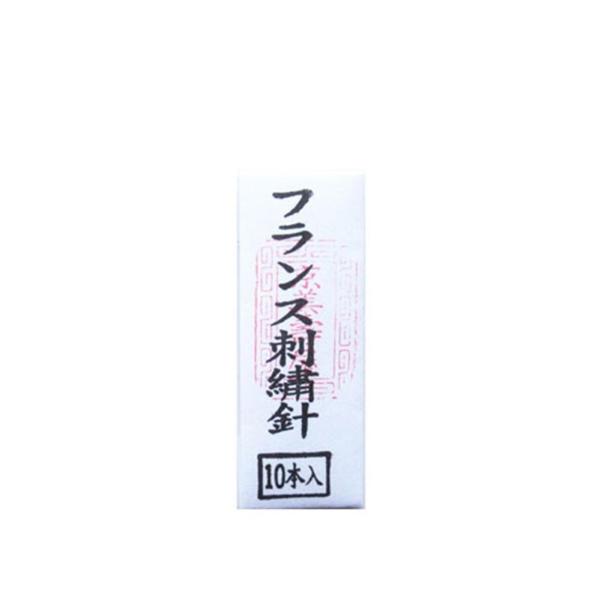 Japanese text on a white background, with a red and black design below the text.