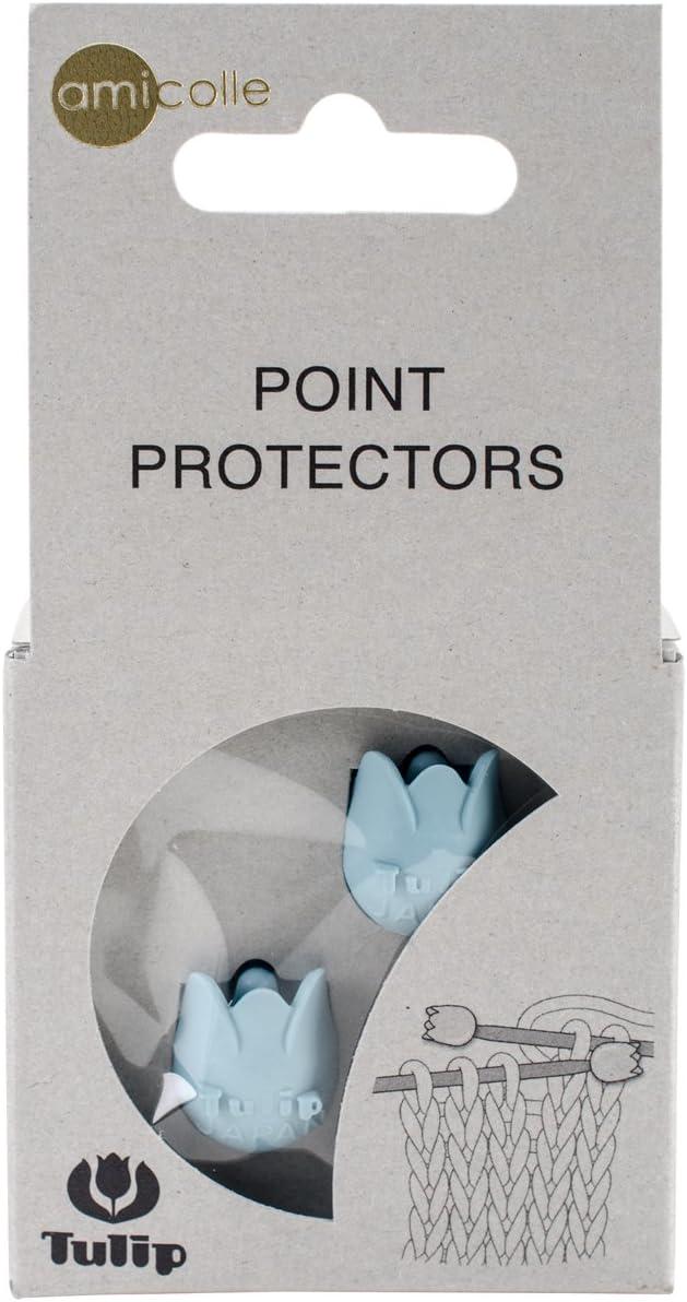 a package of point protectors for knitting needles.