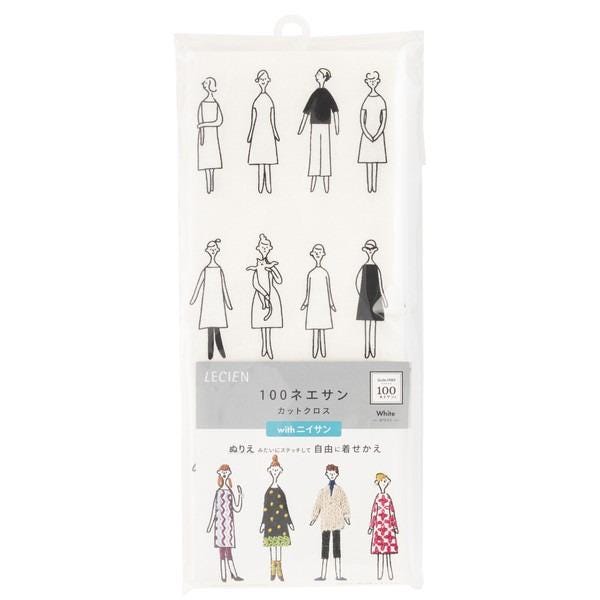 a collection of stylized illustrations of people in various poses and outfits, presented in a clear plastic bag.