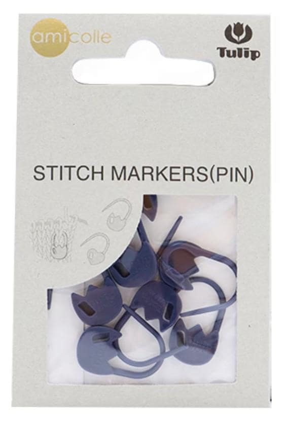a package of blue sewing markers, with the brand name 'Tulip' printed on the top right corner.