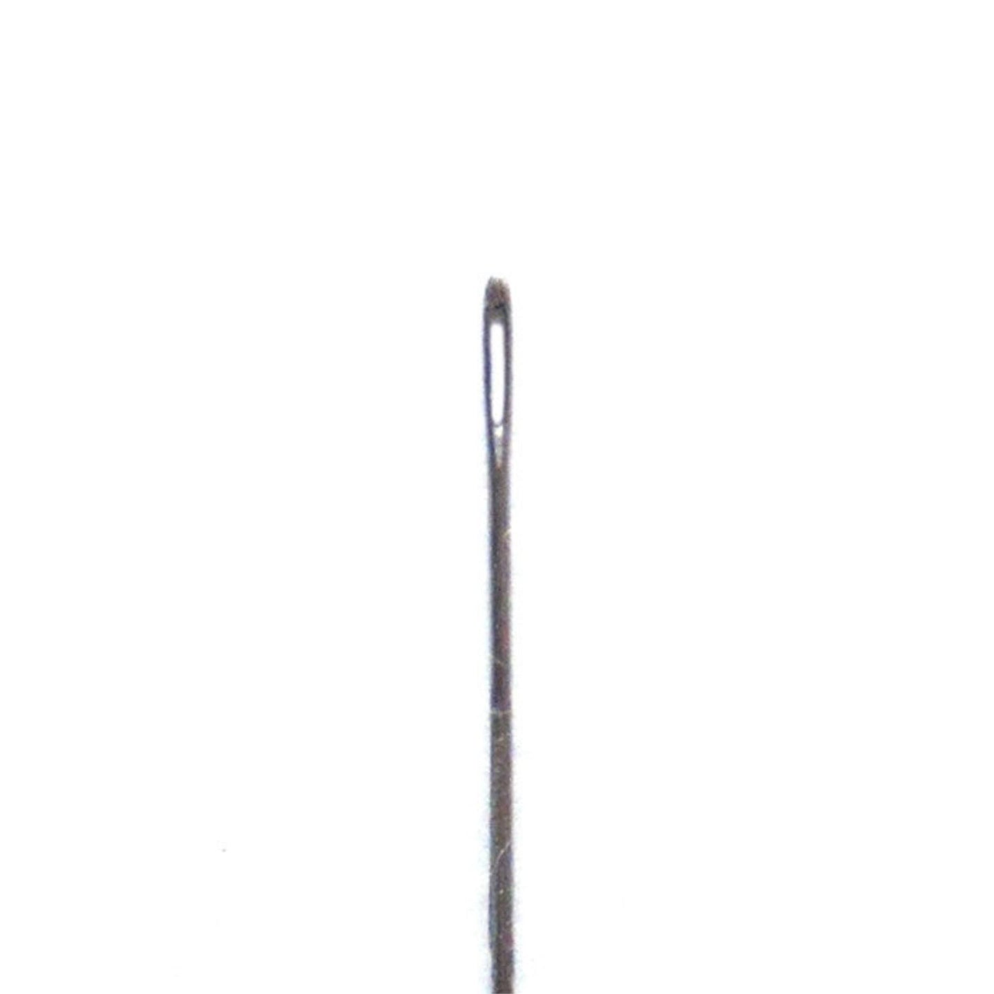 A single, sharp needle is shown against a white background.