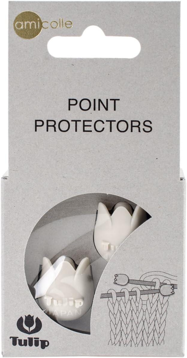 a package of point protectors for knitting needles.