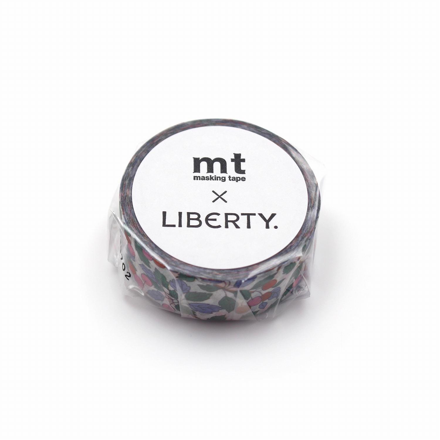 A roll of masking tape with the word "LIBERTY" printed on it.