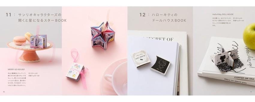 The image is a collage of three photos featuring various objects, including a star-shaped paper craft, a book, and a small decorative item.