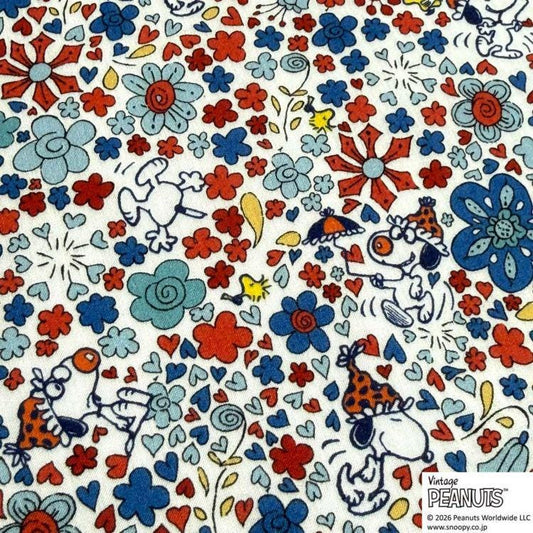 The image is a vibrant and colorful collage featuring various cartoon characters and floral designs.