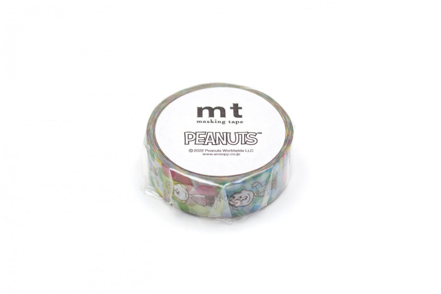 mt x Snoopy Washi Tape - Japanese Paper, Multi-Color, 15mm Wide