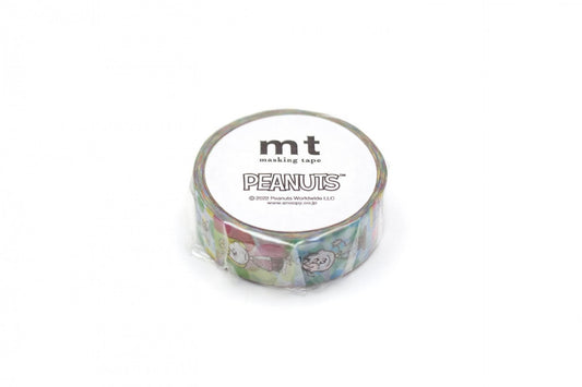 mt x Snoopy Washi Tape - Japanese Paper, Multi-Color, 15mm Wide