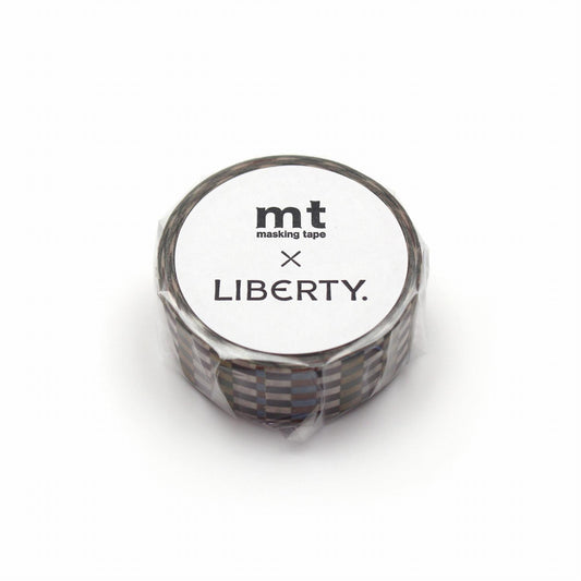 A roll of masking tape with the word "LIBERTY" printed on it.