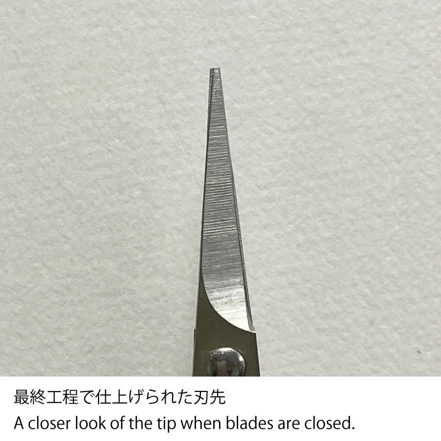 A closer look of the tip when blades are closed.