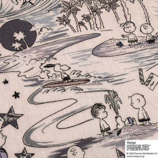 The image is a collage of various cartoon-style illustrations, including characters and scenes related to a beach or ocean setting.