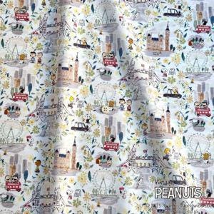 The image is a collage of various illustrations and scenes, including buildings, vehicles, and people, all set against a white background. The illustrations are arranged in a repeating pattern, creating a visually engaging and dynamic composition.