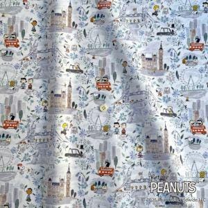 The image is a collage of various illustrations and scenes, including buildings, vehicles, and people, all set against a white background. The illustrations are arranged in a repeating pattern, creating a visually engaging and detailed design.