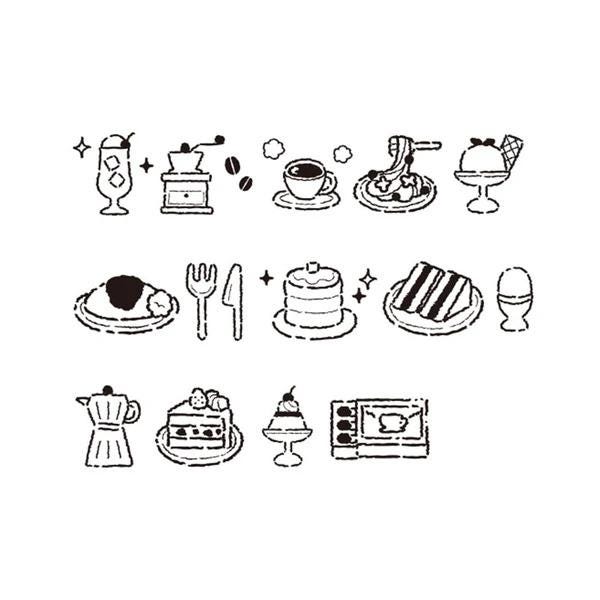 Coro-Re Plus Rolling Stamp, Cafe (47mm Square, Customizable)