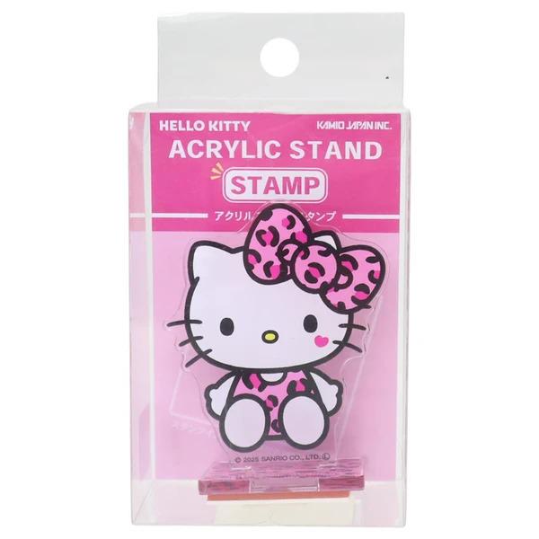 A Hello Kitty stamp stand is shown in the image.