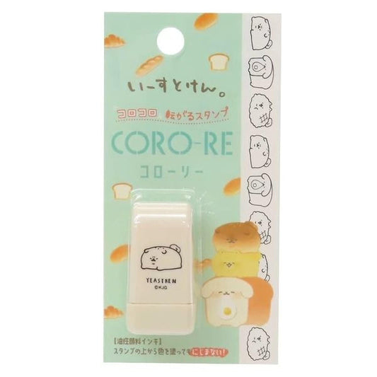 a package of a white eraser with a cute cartoon character on it.