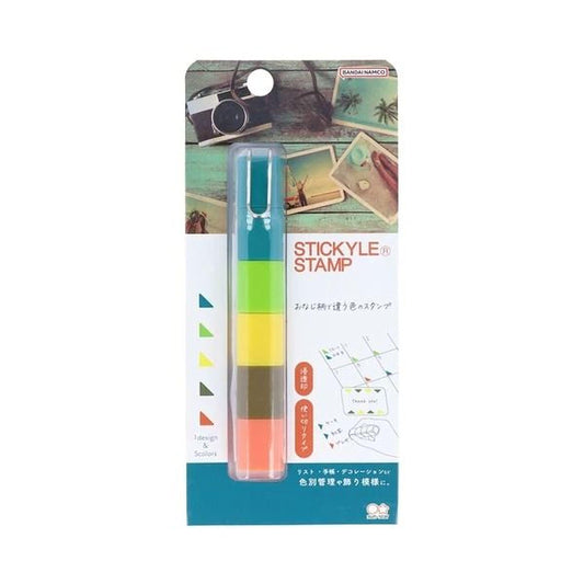 a colorful, multi-colored pen with a stamp-like design, which is a product of Bandai Namco.