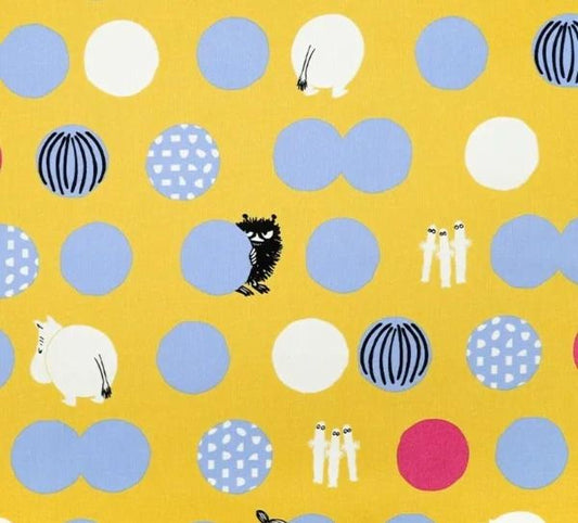 The image is a vibrant and playful collage featuring a variety of colorful circles and silhouettes, including polka dots, stripes, and abstract shapes. The overall composition is lively and visually engaging, with a mix of bold and subtle colors and patterns.