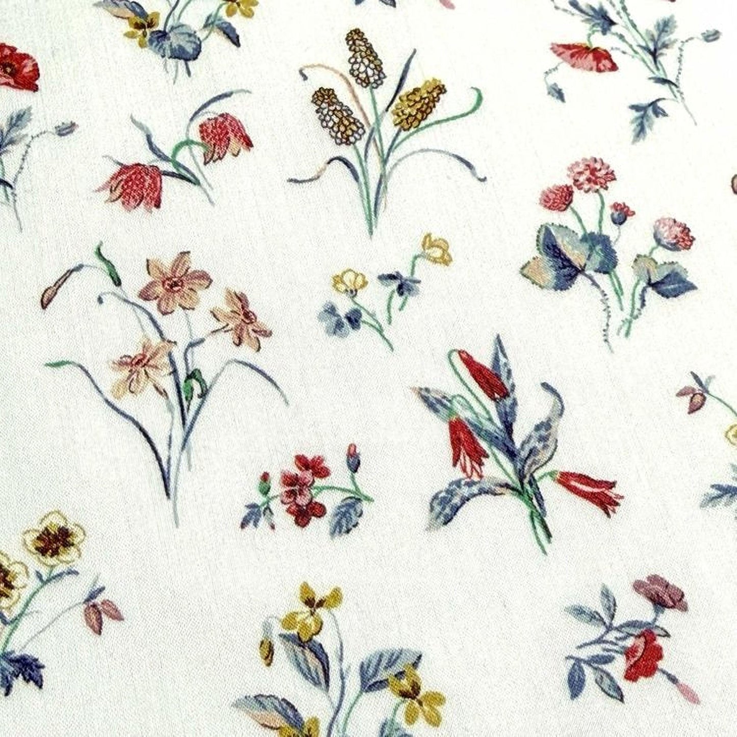 a variety of colorful floral patterns, including flowers, leaves, and other natural elements, arranged in a visually appealing and intricate manner.