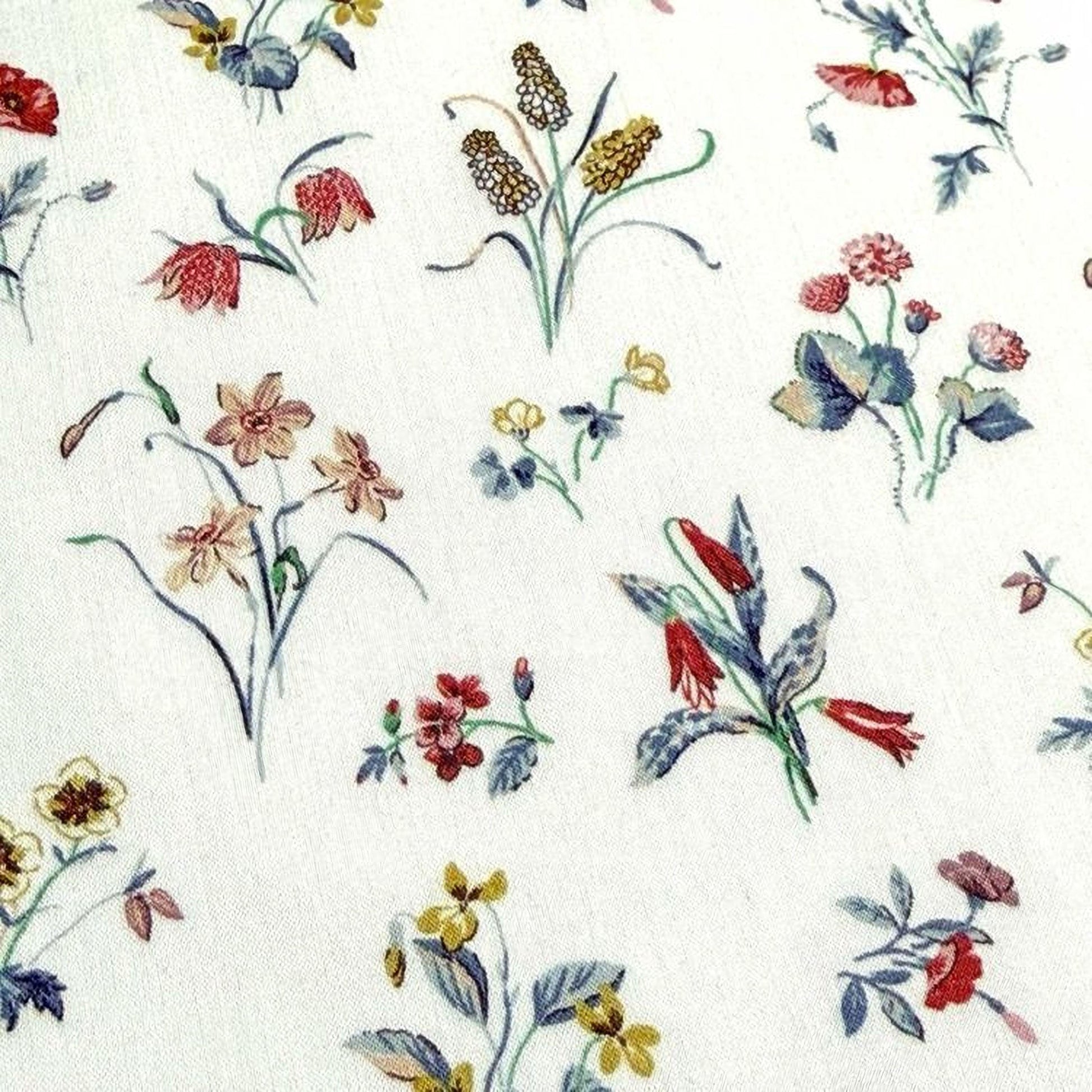a variety of colorful floral patterns, including flowers, leaves, and other natural elements, arranged in a visually appealing and intricate manner.