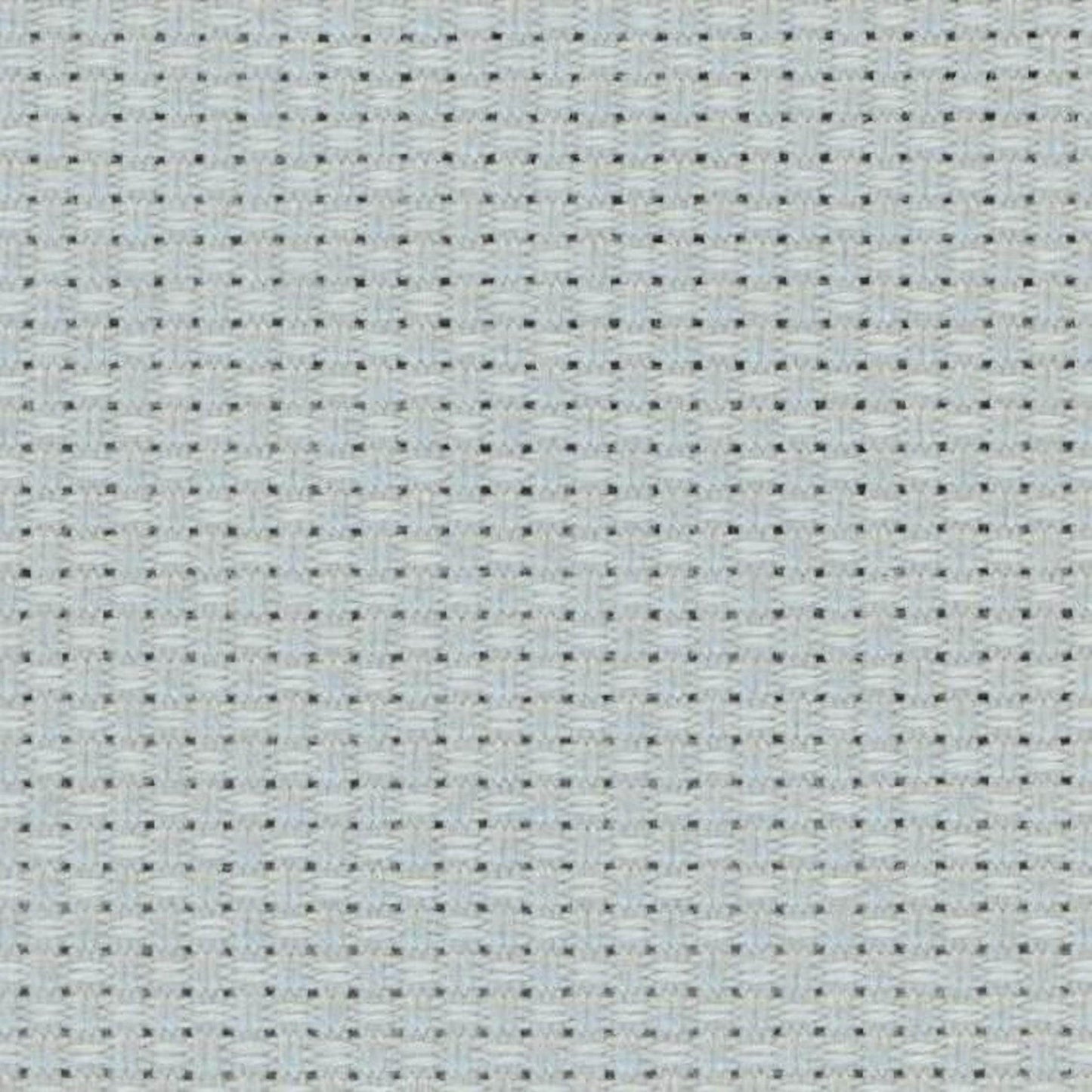 The image is a close-up of a light blue fabric with a grid-like pattern of small squares or dots, creating a textured and woven appearance.