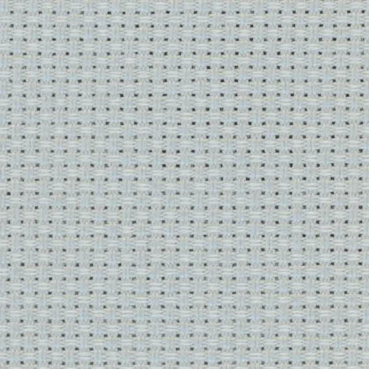 The image is a close-up of a light blue fabric with a grid-like pattern of small squares or dots, creating a textured and woven appearance.