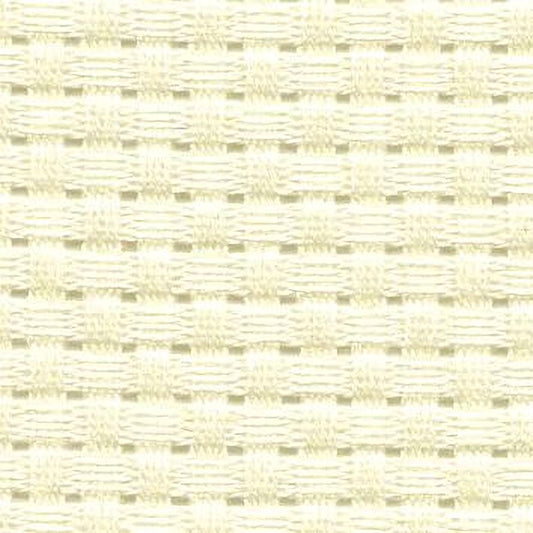 The image is a close-up of a woven fabric with a repeating pattern of small squares or rectangles, creating a textured and visually interesting design.