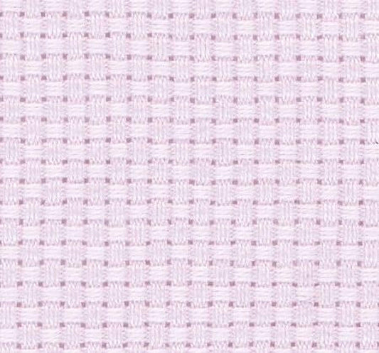 The image is a close-up of a fabric with a pink woven pattern.