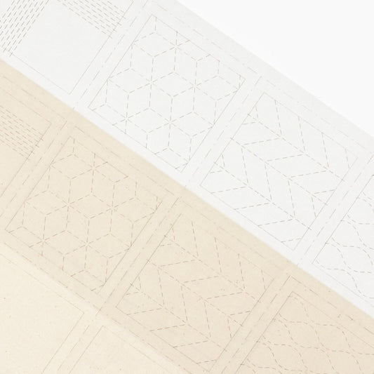 The image is a collage of three different colored squares, each containing a geometric pattern. The squares are arranged in a diagonal line, creating a visually interesting composition.