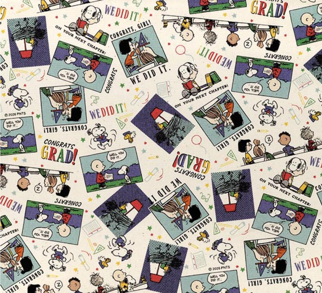 The image is a collage of various cartoon characters and scenes, including Snoopy, Woodstock, and other iconic figures from the Peanuts comic strip. The collage features a variety of elements such as text, speech bubbles, and other visual elements that are characteristic of the Peanuts style. The overall composition is colorful and playful, with a focus on the characters and their interactions.