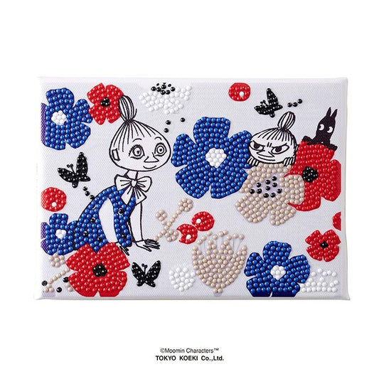 The image is a collage of various images featuring a character surrounded by flowers and butterflies. The character is depicted in a whimsical style, with a bow on their head and a flower in their hand. The flowers are composed of small beads, and the butterflies are also made of beads. The overall composition creates a playful and visually appealing scene.