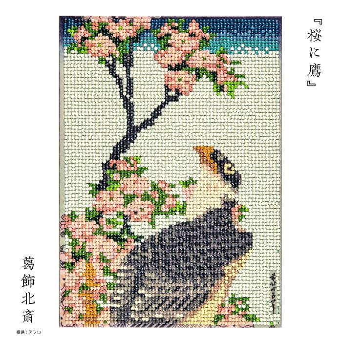 The image is a digital collage featuring a bird surrounded by pink flowers.