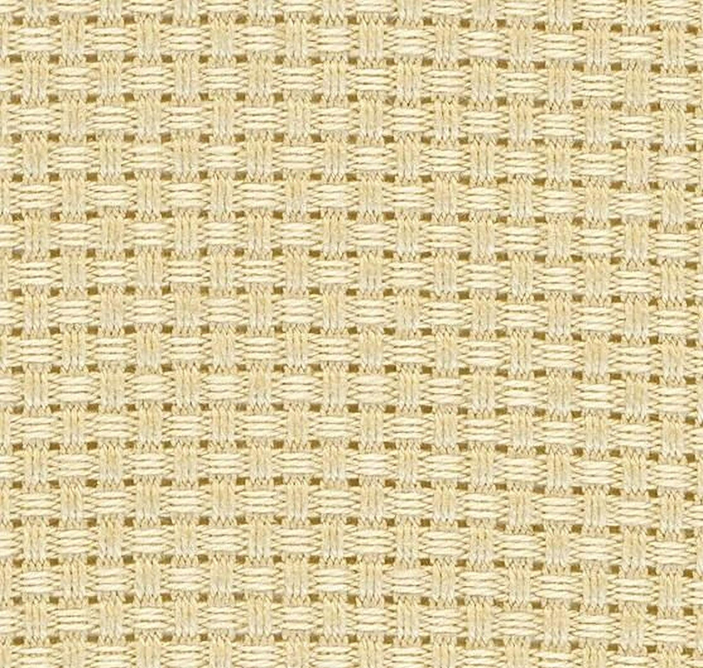 a close-up view of a woven fabric with a repeating pattern of small squares or rectangles, creating a textured and visually interesting surface.