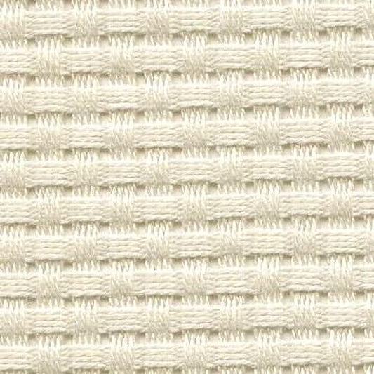 a close-up view of a woven fabric with a repeating pattern of small squares or rectangles, creating a textured and visually interesting surface.