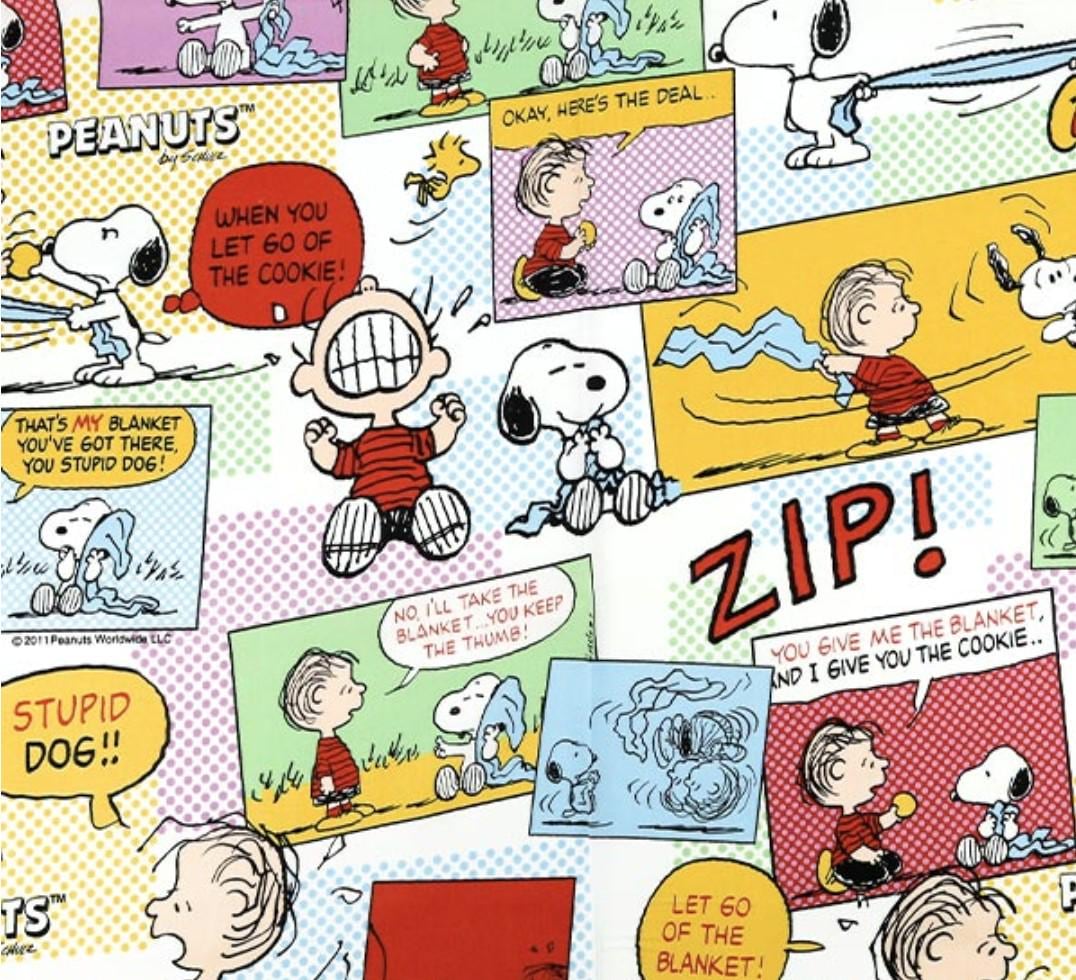 a cartoon strip with a bunch of pictures on it