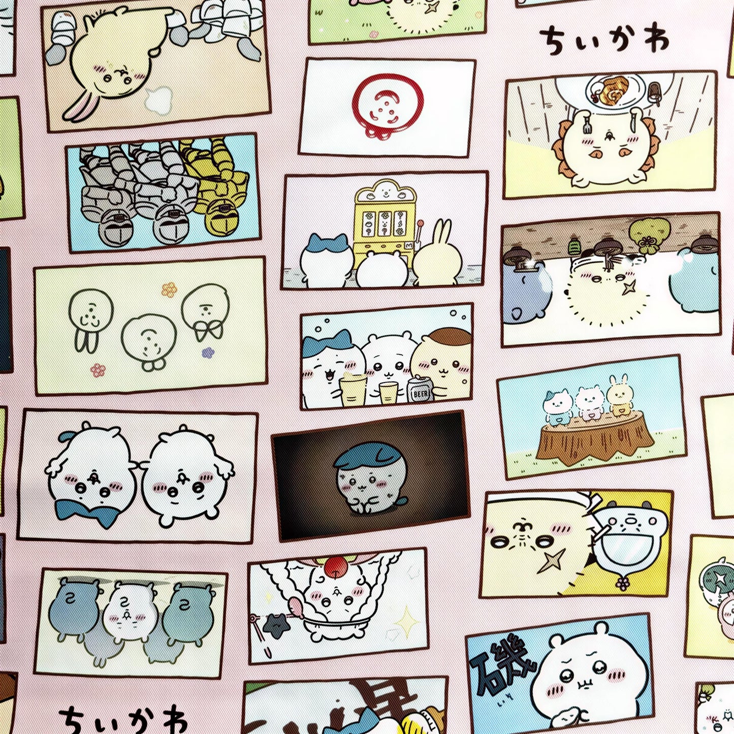 a collage of various cartoon-style illustrations, including animals, people, and objects, all depicted in a whimsical and colorful manner.
